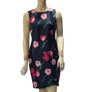 Tommy Hilfiger Women's Floral Sheath Dress Size 6 Polyester